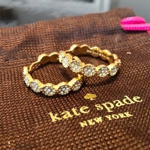 Kate Spade Gatsby Dot Hoops